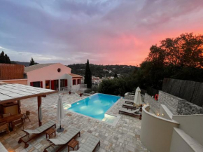 Cliff Top Pool Villa over-looking Lakka Bay Paxos